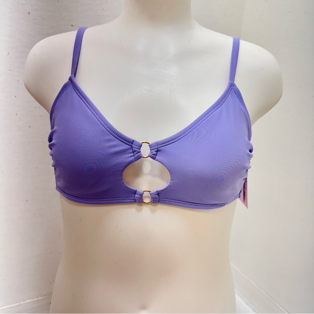 Lilac Purple Bikini Top